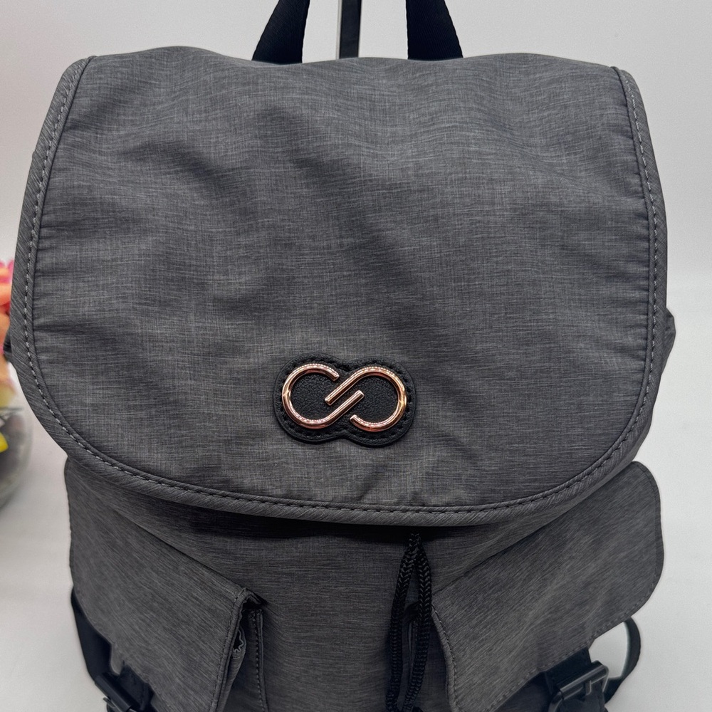 Calia Gray Backpack with drawstring Front Pockets - image 3